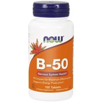 NOW Foods Vitamin B-50 100 Tabletten