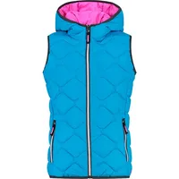 CMP KID G VEST FIX HOOD turchese (L704) 104