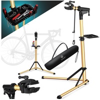 Kesser KESSER® Fahrradmontageständer Profi Reparaturständer Aluminium für Fahrräder Mountainbikes
