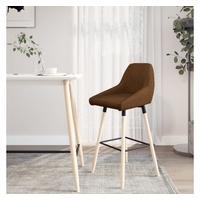 VidaXL Barhocker Braun Stoff