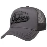 Stetson Trucker Cap Snapback Baumwolle Grau One Size (55-59