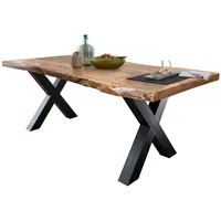 'massivart' Esstisch Baumkantentisch 180 cm massiv Mango - TOMASO