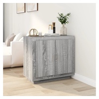 VidaXL Sideboard Grau Sonoma 80x40x75 cm Holzwerkstoff