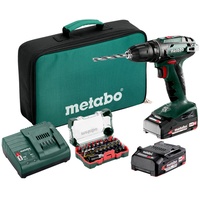 Metabo Akku-Bohrschrauber BS 18 Set (602207930) mit Bit-Box SP