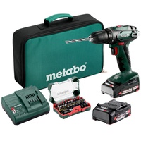 Metabo BS 18 Set Akku-Bohrschrauber inkl. Tasche + 2