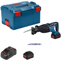Bosch Professional Akku-Säbelsäge GSA 18 V-28 mit 2 Akkus