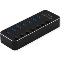 Roline USB 3.2 Gen 1 Notebook Hub, 7 Ports,