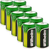 Wilhelm 10x Akku Mono D Wilhelm Universal 9000 mAh