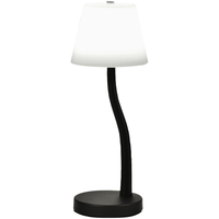 Fabas Luce LED Tischleuchte Ibla Ø120mm 9W Warmweiß Schwarz