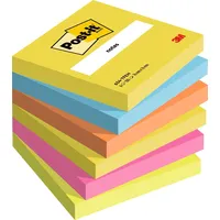 Post-it Notes Energetic Collection, Packung mit 6 Blöcken, 100