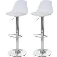 MCW Barhocker B14 2er-Set Weiß