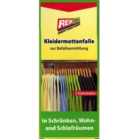 Reinex 2X KLEIDERMOTTENFALLE Pheromon Klebefalle Mottenfalle Mottenschutz Kleidung 82