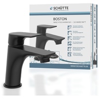 Schütte BOSTON Wasserhahn Bad Schwarz matt