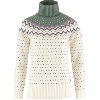 Fjällräven Övik Knit Roller Neck Sweatshirt Chalk White/Patina Green