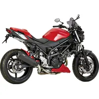 Shark Auspuff Shark exhaust DSX-10 Edelstahl beschichtet schwarz-matt, schwarz