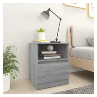 VidaXL Nachtschrank 40 x 40 x 50 cm Grau