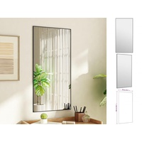 VidaXL Türspiegel Schwarz 50x100 cm Glas und Aluminium