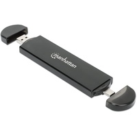 Manhattan M.2 NVMe SATA SSD USB-C 3.2 Festplattengehäuse