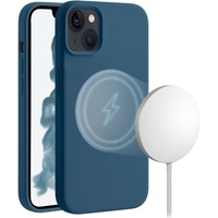 Vivanco Mag Hype Cover für iPhone 14 (Blau)