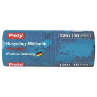 Pely Müllsäcke, Recycling 120 Liter, mit Verschlussband, extra stark,