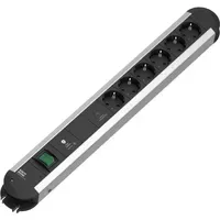 Bachmann Steckdosenleiste 6xCEE7/3 2 m Schwarz 1 St.