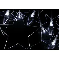 Lex Lichterkette mit 8 Sternen kaltweiß