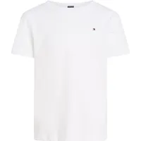 Tommy Hilfiger Jungen, T-Shirt Kurzarm Rundhalsausschnitt, weiß (Bright White),