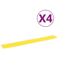VidaXL Kabelbrücken 4 Stk. 98,5 cm Gelb