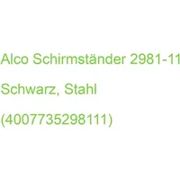 Alco Schirmständer 2981-11 schwarz, Stahl