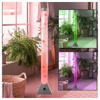 ETC Shop Sprudelsäule LED Wassersäule Schlafzimmer Stehlampe RGB-Farbwechsler Deko-Stehleuchte