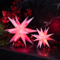 Sterntaler Dekostern | Weihnachtsstern Mini-Stern | Kunststoff | 18-Zacker