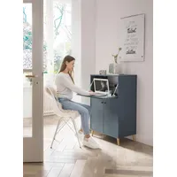 Schildmeyer MÖBELPARTNER Sekretär 500, 153501 blaugrau 65,2 x 39,0