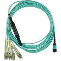 BlueOptics OCTCABLE1M-SR kompatibles MPO-4xLC OM3 Patchkabel 1 Meter 1