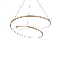 Ideal Lux LED Pendelleuchte 48W ⌀600mm messing warmweiß 269443