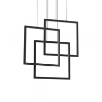 Ideal Lux LED Pendelleuchte 80W, schwarz