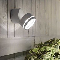 Ideal Lux Omega LED Wandleuchte 7W ⌀90mm Weiss IP54