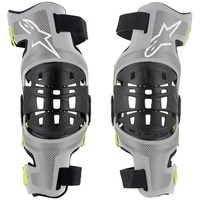 Alpinestars Bionic-7 Knieprotektoren, schwarz-grau, Größe XL 2XL für Männer