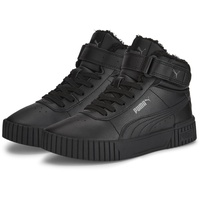 Puma Carina 2.0 Mid-Top Sneaker gefüttert Mädchen black/black/dark shadow