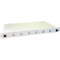 Lightwin LWL Spleissbox, 12 Fasern, 6x DLC Multimode, 50/125μm