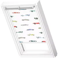 VELUX DKL M04, 4654SWL Kids Rennautos Schiene weiß,