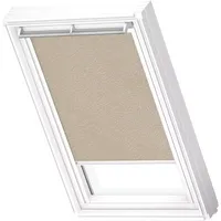VELUX Verdunkelungsrollo DKL C02 4579S Sandbeige gepunktet, Schiene: alu