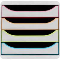 Exacompta Schubladenbox BIG-BOX 310913D 4Sch. harlekinws 9002493424999 Exacompta,
