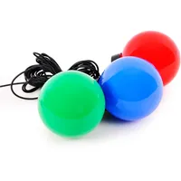 ETC Shop Leuchtkugel Gartendeko Außenleuchte rot grün blau Schwimmlampe