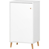 MÖBELPARTNER Aktenschrank 500, 153195 weiß 1 Fachboden 51,0 x