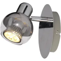 NÄVE Boccia 1er LED-Wand- Deckenleuchte Chrom