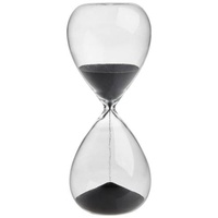TFA Dostmann Sanduhr Transparent, Anthrazit analog
