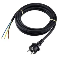 Sygonix SY-5043462 Strom Anschlusskabel Schwarz 4.50 m