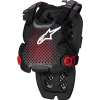 Alpinestars A-1 Pro Schutzweste - Dunkelgrau/Schwarz/Rot / XXL