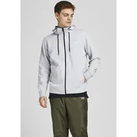 JACK & JONES Air Reißverschlusspullover Light Grey Melange /