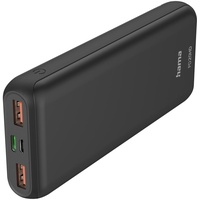 Hama PD20-HD Powerbank Akku - schwarz - 20000 mAh